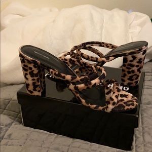 Cheetah heels